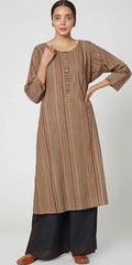 Brown And Black Kurta set [set of 2] - BANANA labs