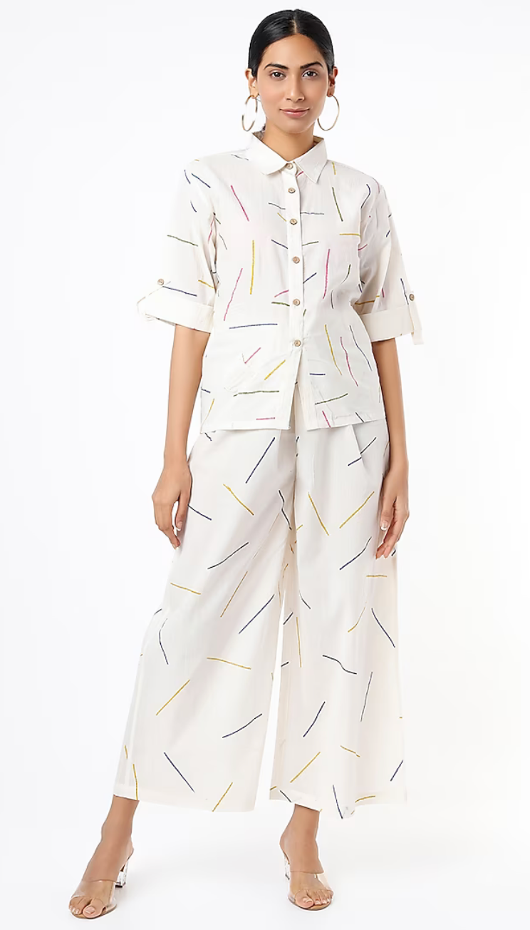 White Sprinkles Co-ord Set