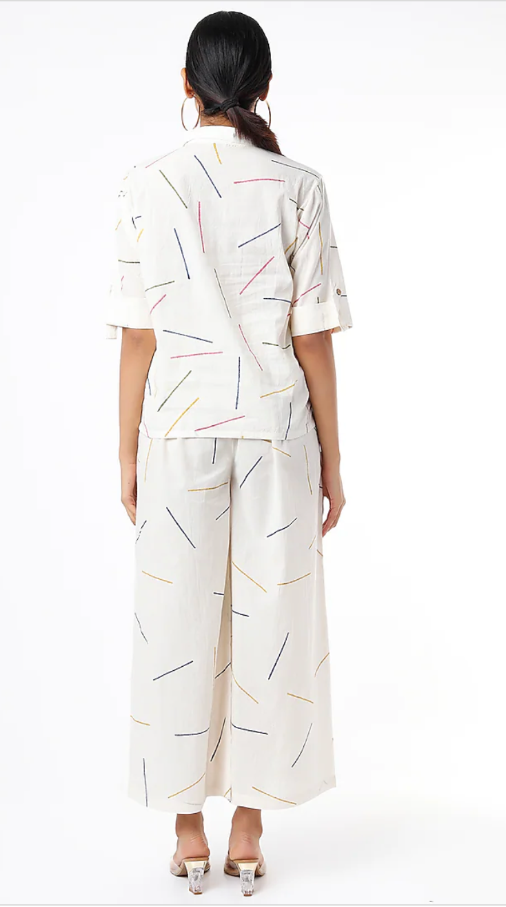 White Sprinkles Co-ord Set