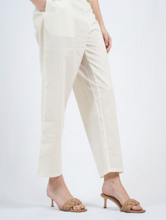 Silkwaves ESSENTIALS White Pants