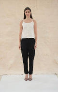 Silkwaves ESSENTIALS Mismatched White Co-ord Set - BANANA labs
