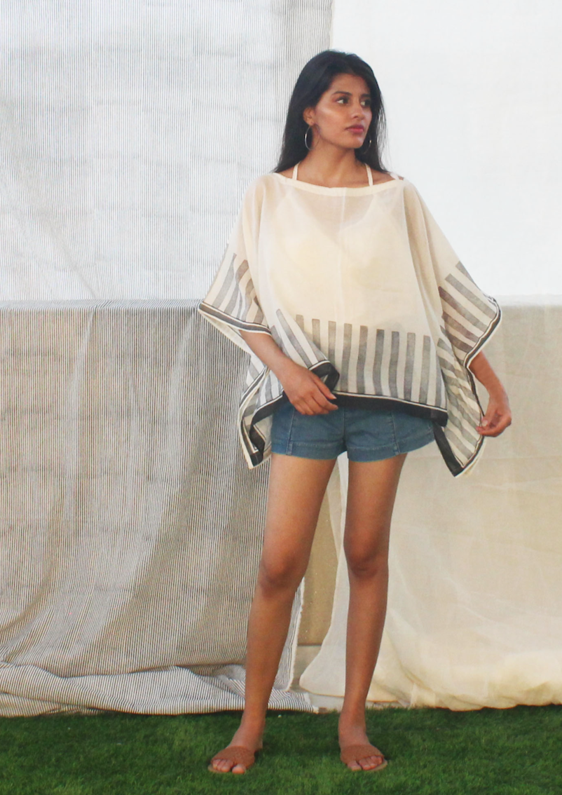 Boat Neck Corner Short  Mul Kaftan