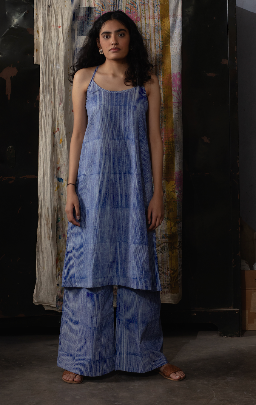 Pins Indigo Kurta Set of 3