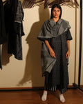 Polka Monochrome Black Hand Block Print Cotton Kurta Set - BANANA labs