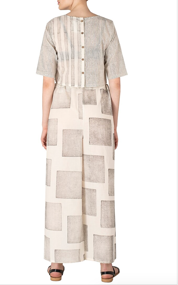 Block Block White Palazzo