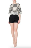 Monochrome Grey Tone Crop Top - BANANA labs