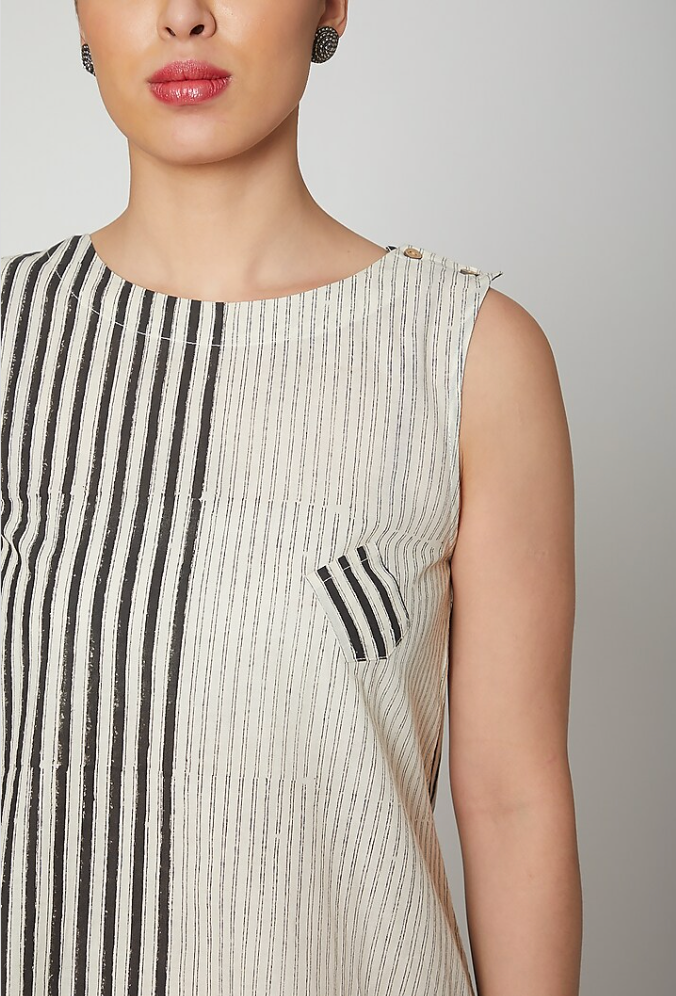 BANANA mini negative positive Dress with slip