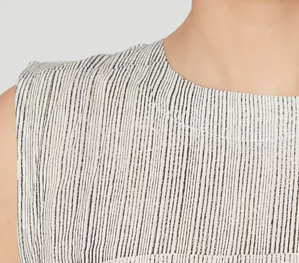 Pins White Dress with Slip
