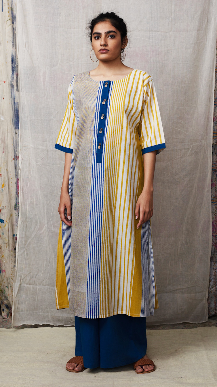 Doppler Kurta And Sunshine Dupatta Set of 3