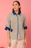Micro Indigo Shirt - BANANA labs