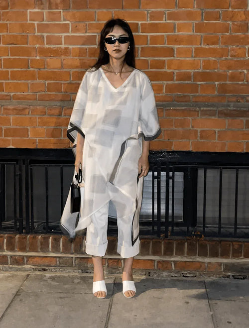 Asymmetric Criss Cross Kaftan - BANANA labs