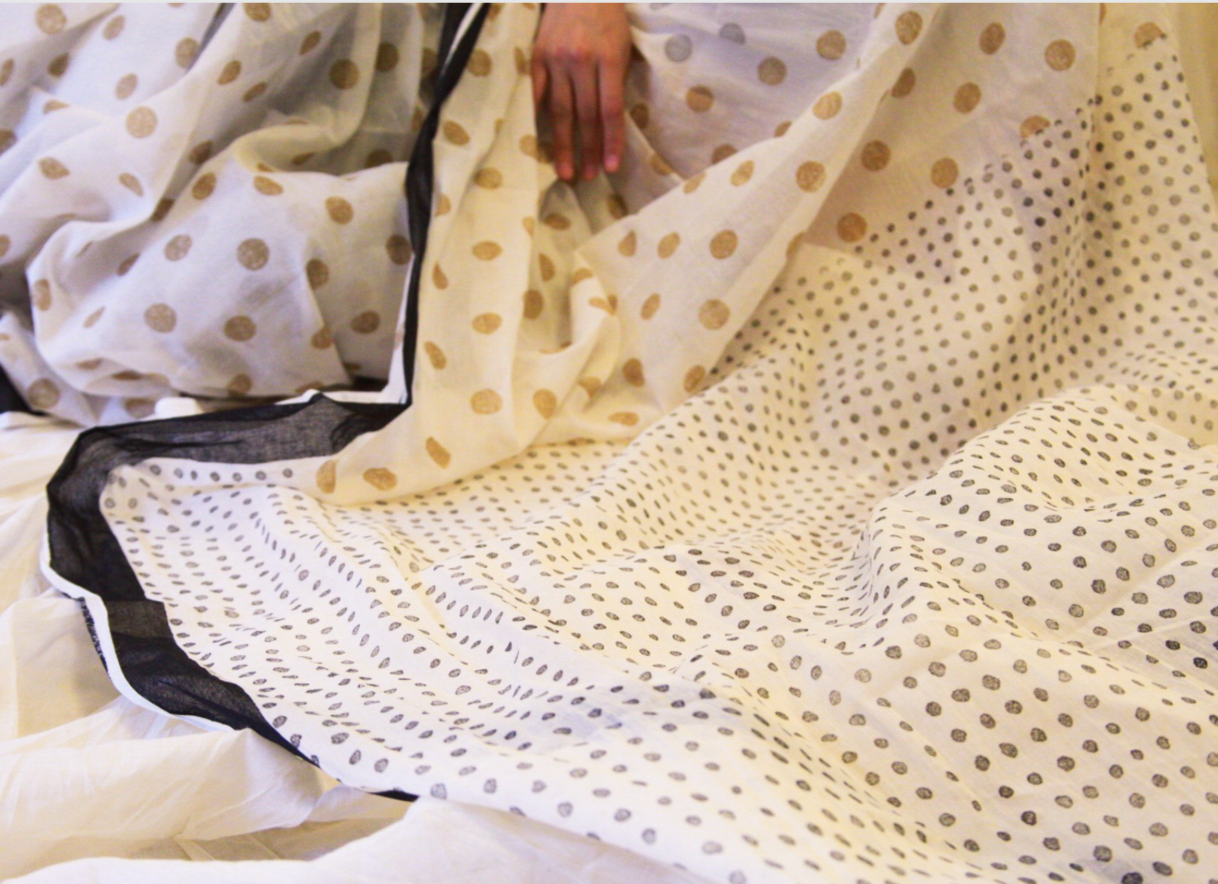 BANANA Polka Saree