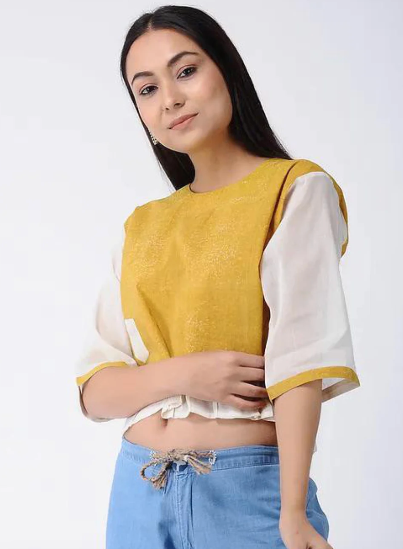 BANANA Yellowy Crop Top
