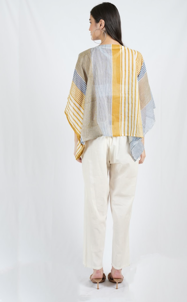 Meddle Blue Short Kaftan