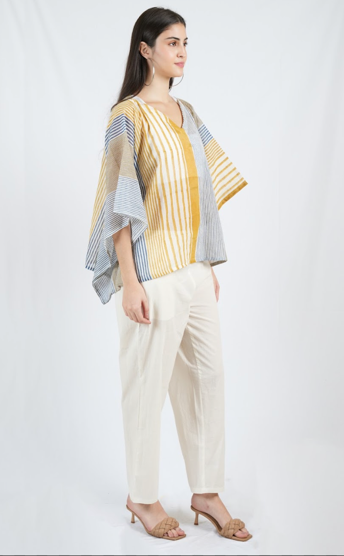 Meddle Blue Short Kaftan