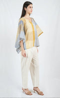Meddle Blue Short Kaftan - BANANA labs