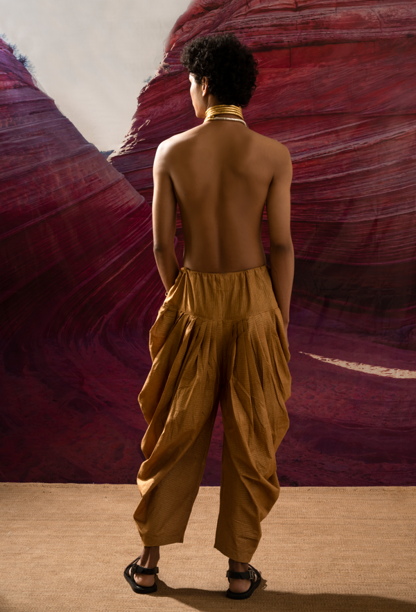 Aurum Auric Line Dhoti Pants