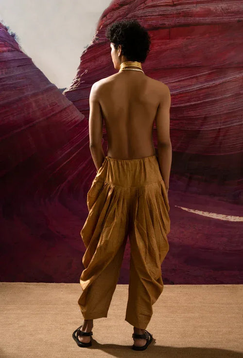 Aurum Auric Line Dhoti Pants - BANANA labs