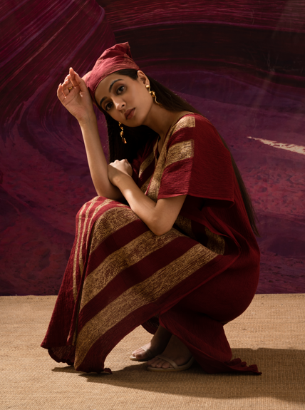 Aurum Go way old Maroon kaftan