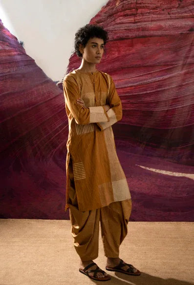 Aurum Man Mustard Kurta - BANANA labs