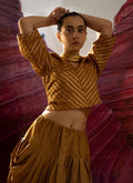 Aurum Gilded Shock Mustard blouse - BANANA labs