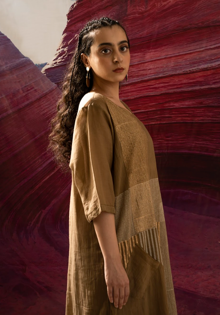 Aurum Chock Block Muddy Kurta