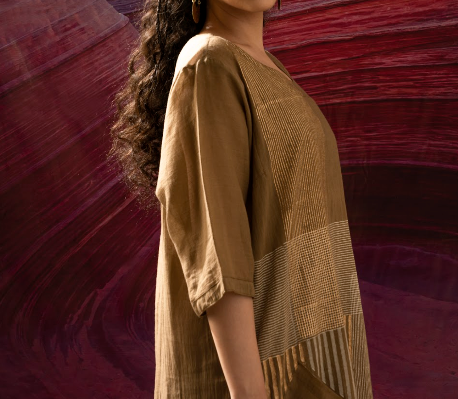 Aurum Chock Block Muddy Kurta