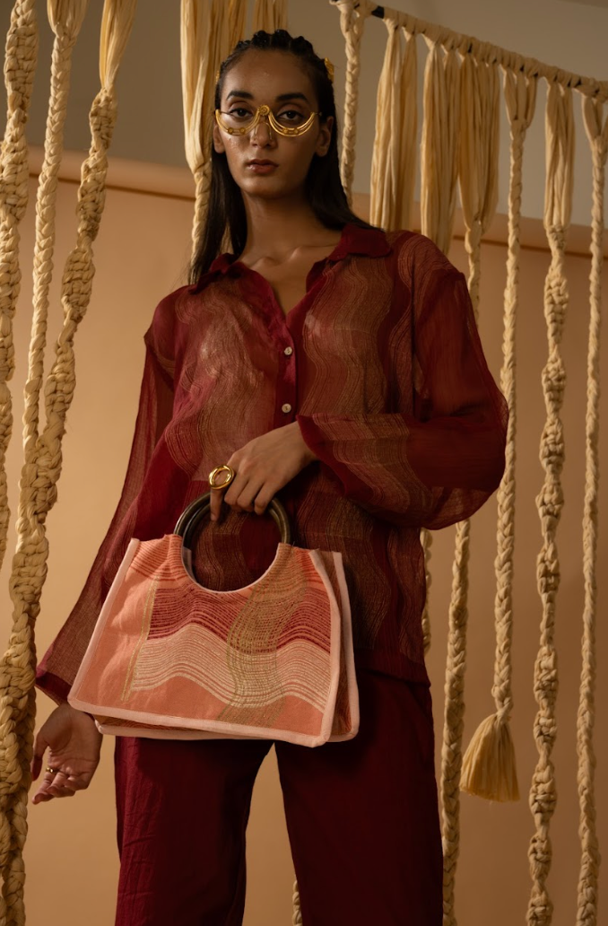 Aurum Woody Peach Wave Bag