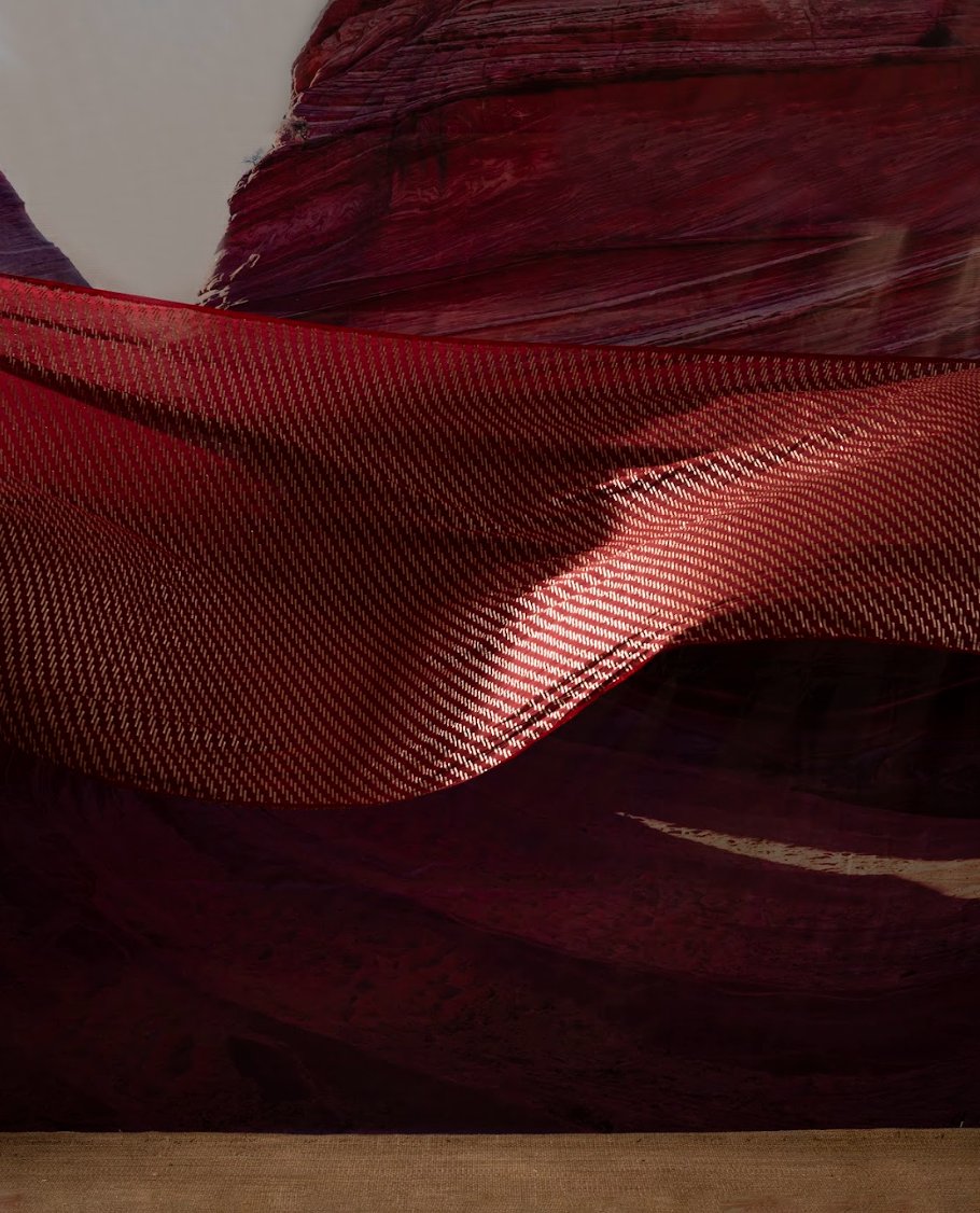Aurum Gilded shock Maroon Zari dupatta
