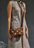 Crater Crossbody Reversible Mini Bag Brown - BANANA labs