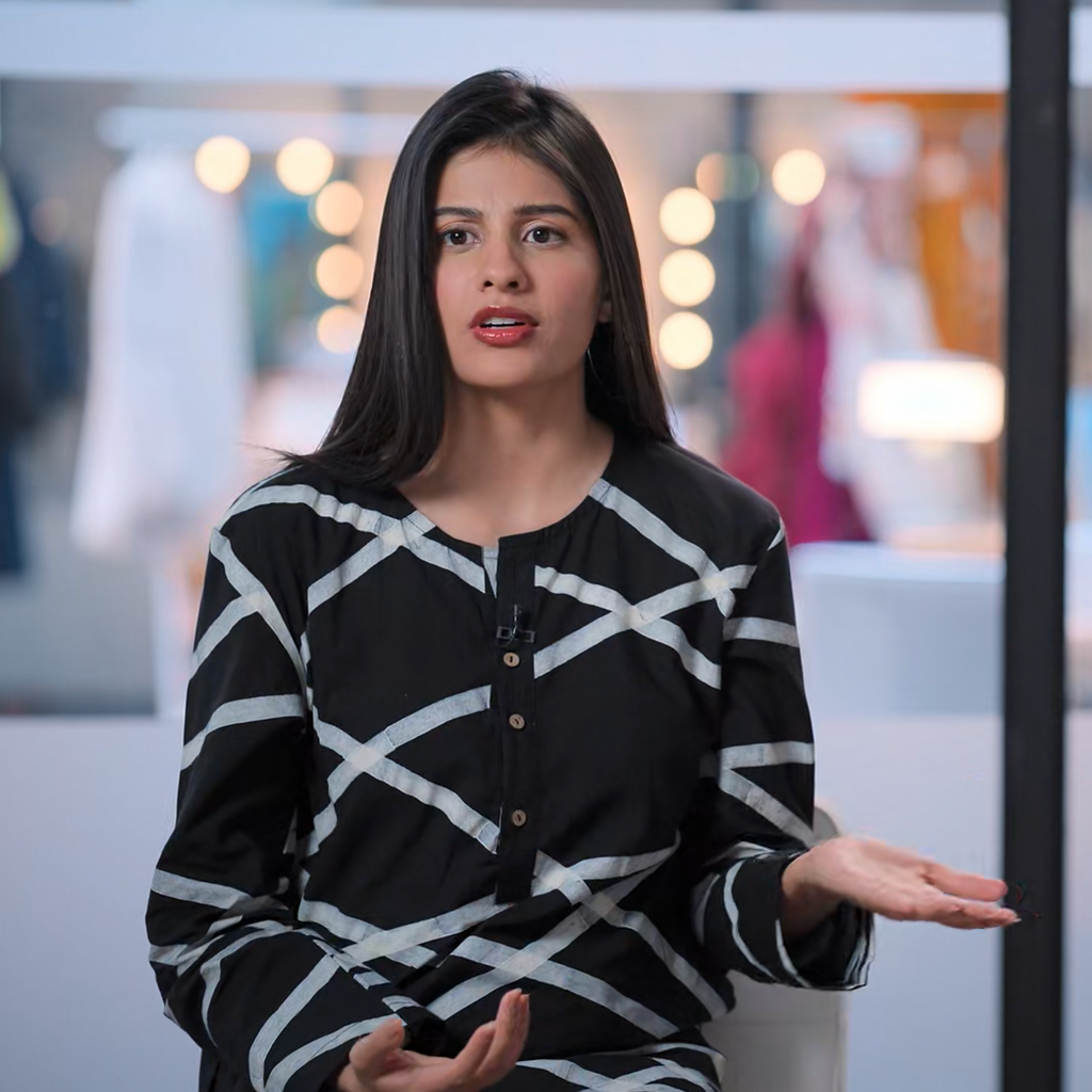 Slant Strike Cotton Kurta Co-ord Set  | Pitch to Get Rich Edit