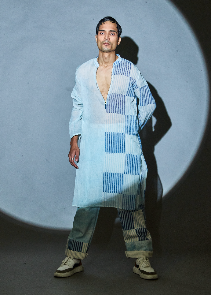 Karan Johar Custom Kurta Coordinate (Set of 2) | Pitch to Get Rich Edition