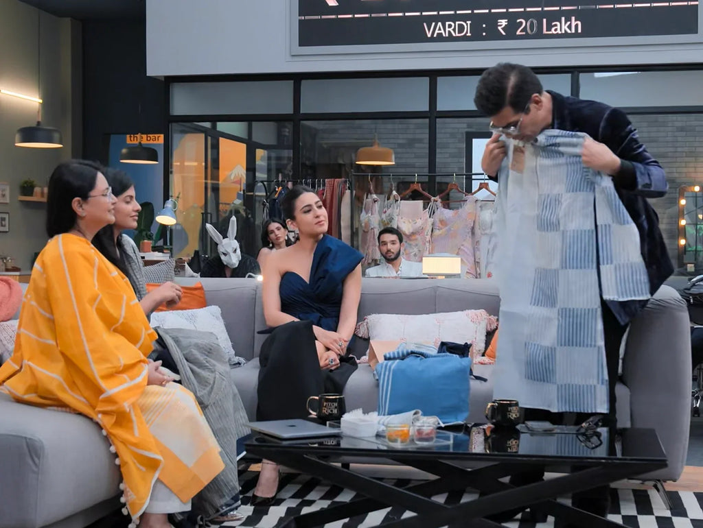 Karan Johar Custom Kurta Coordinate (Set of 2) | Pitch to Get Rich Edition Loop - BANANA labs