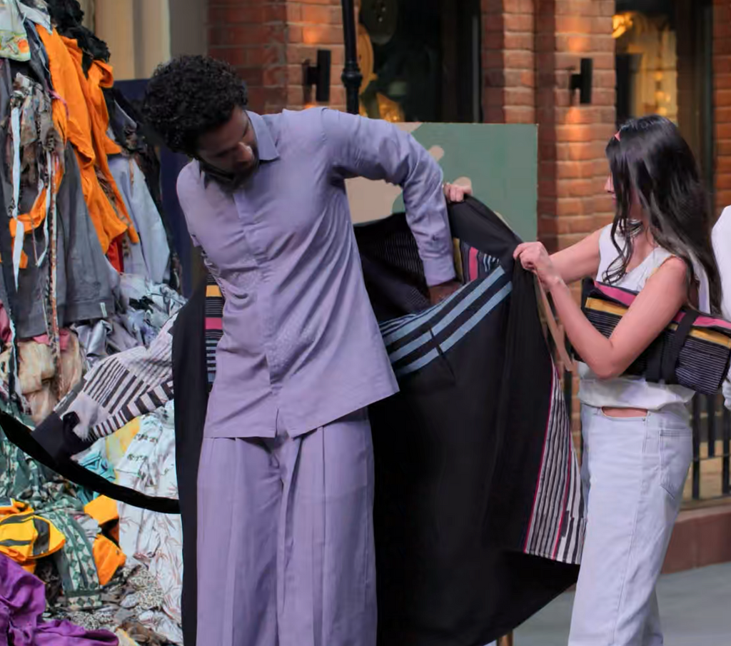 BANANA labs X Linetribe| Kaynaat Trench Coat Unisex Coorinnate (Set of 3)| Pitch To Get Rich Edition (Copy)