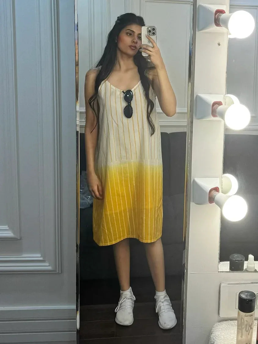 Sunshine Ombre Dress with lining and | Pitch To Get Rich Edition - BANANA labs