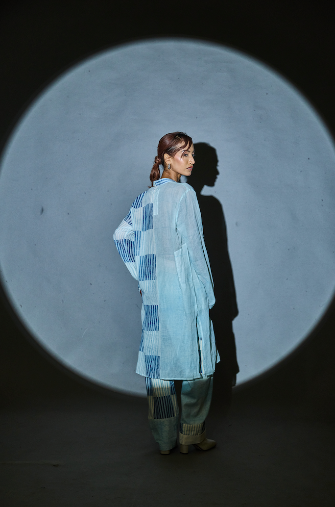 Loop mul Kurta with slip