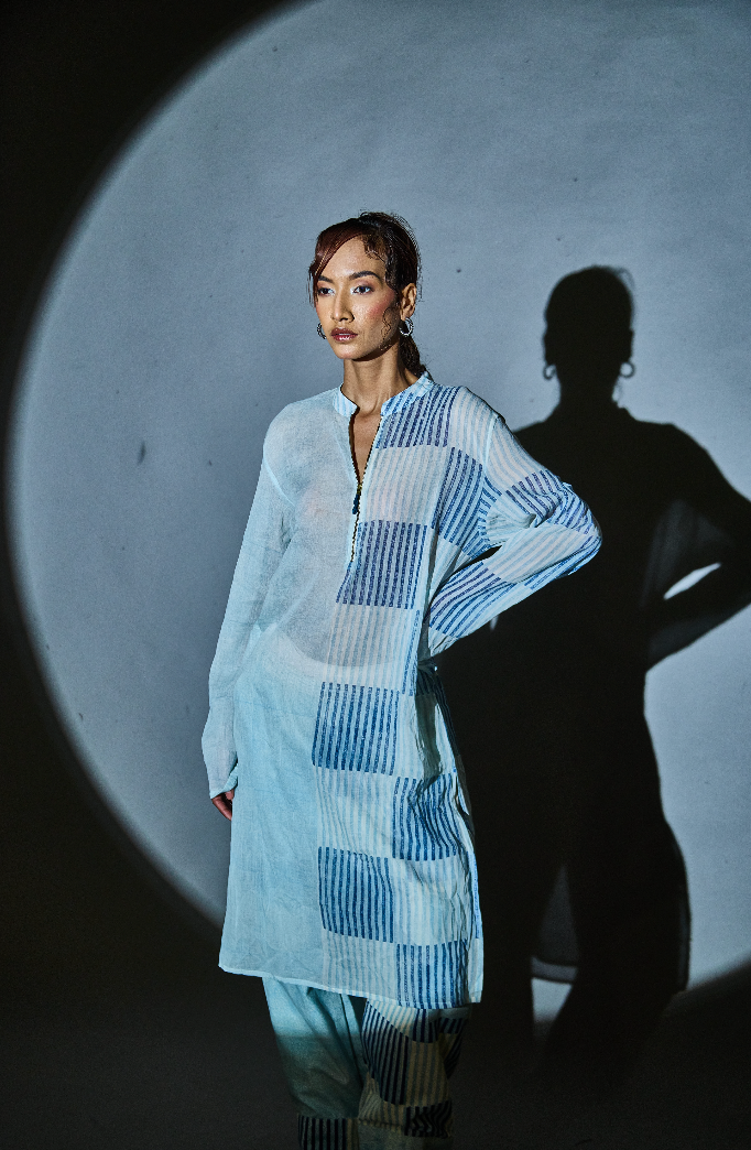 Loop Kurta Set with slip (Set of 3)