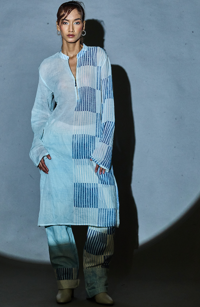 Loop mul Kurta with slip