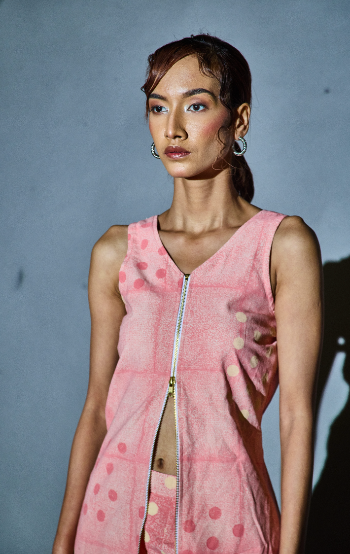 Loop Pivot Dress – Barbie Pink Reverse Zip Dress (Set of 2) | Pitch to get Rich Edit