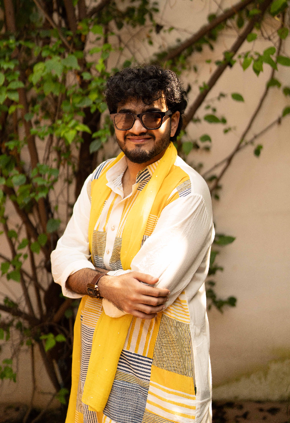 BANANA man Patchy Haldi Kurta Set (Set of 3)