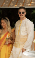 Chock Block Haldi BANANA Man Kurta | Haldi Edit - BANANA labs
