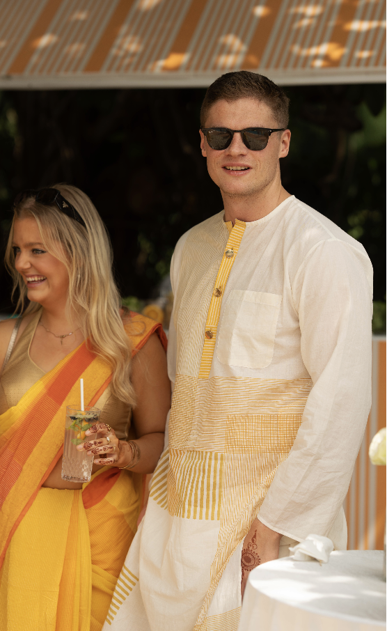 Chock Block Haldi BANANA Man Kurta