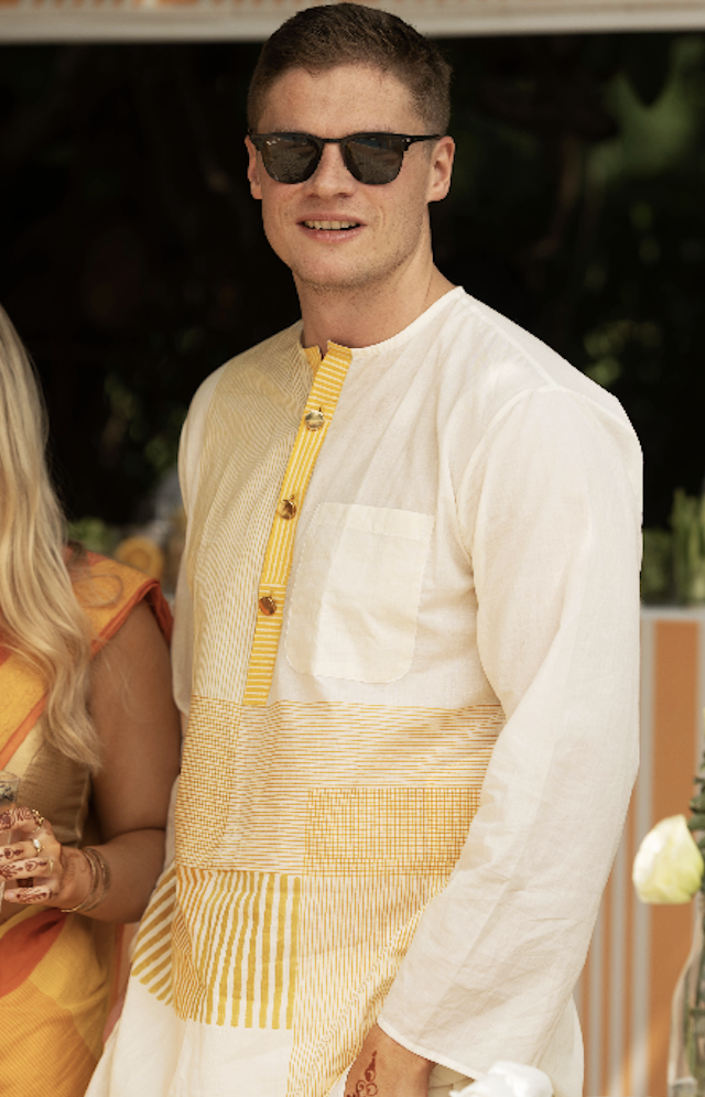 Chock Block Haldi BANANA Man Kurta