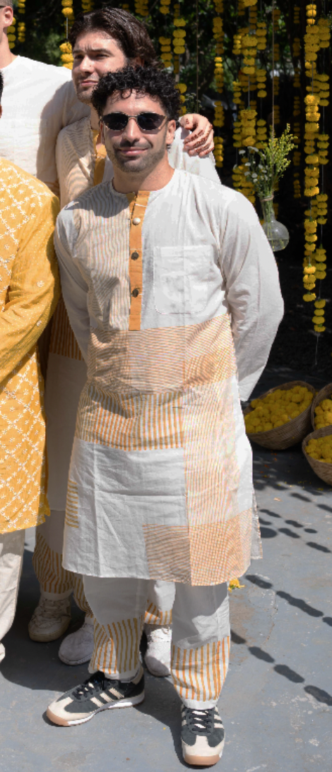 Chock Block Haldi BANANA Man Kurta