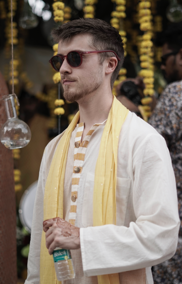 Chock Block Haldi BANANA Man Kurta