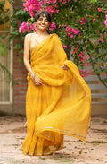 Illume Wave Mustard Saree - BANANA labs