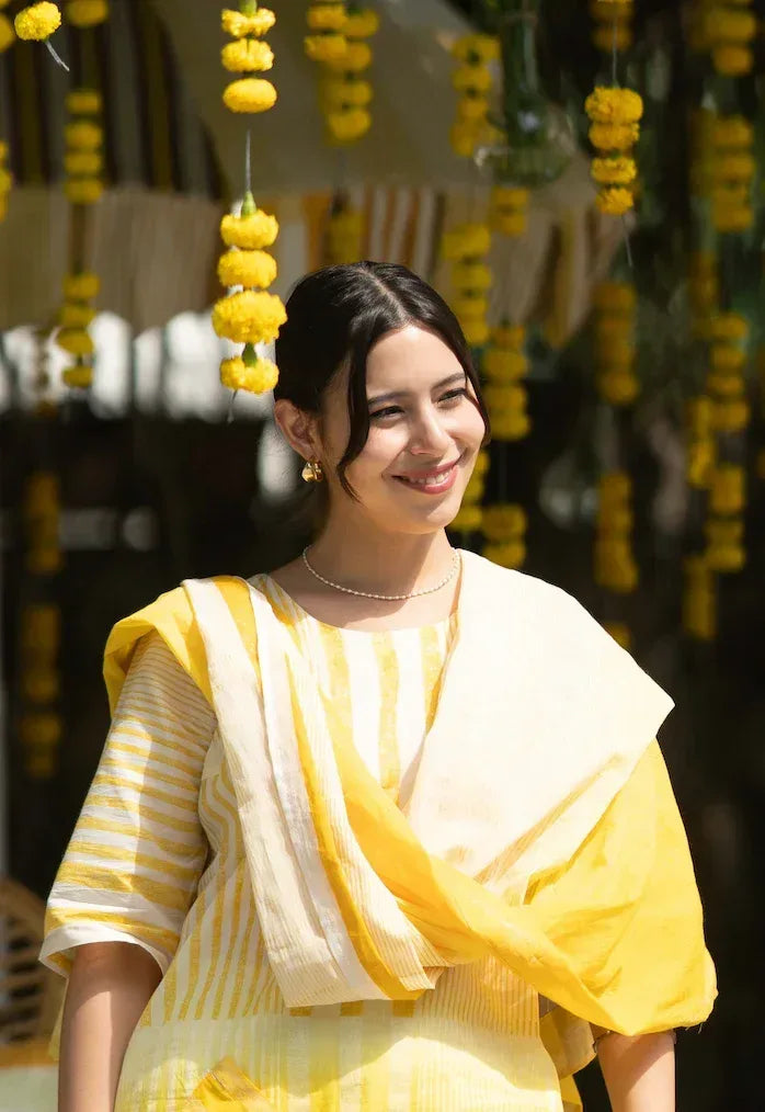Rhythm Ombre Kurta Set (Set of 3) | Haldi Edit - BANANA labs