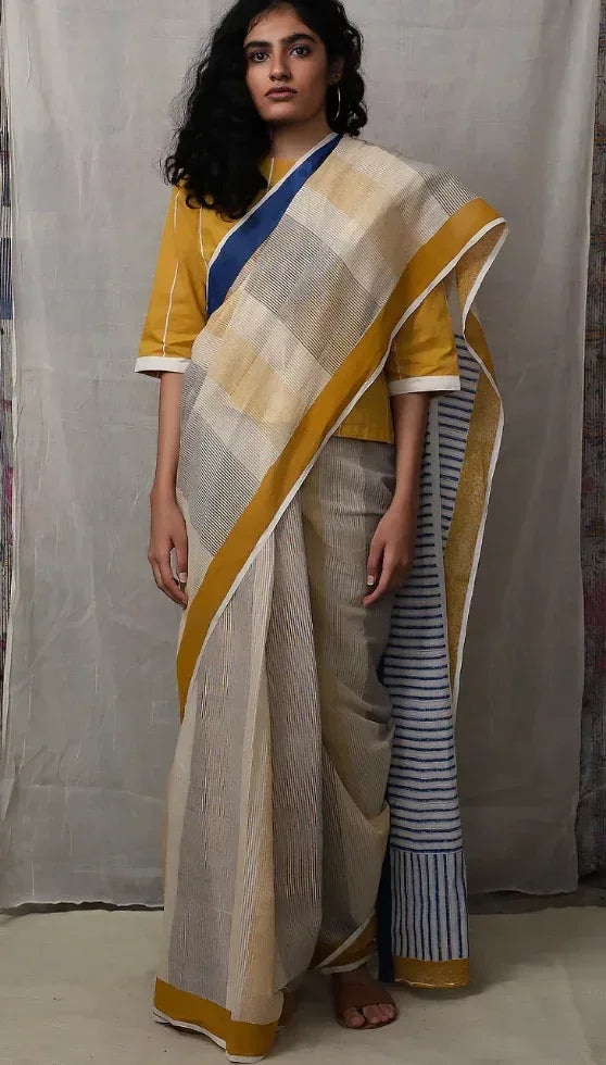 Jannat Yellow Saree | Haldi Edit - BANANA labs