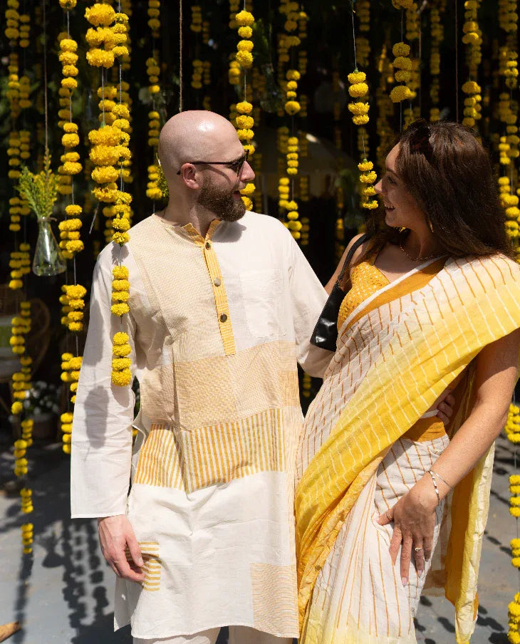 Chock Block Haldi BANANA Man Kurta | Haldi Edit - BANANA labs