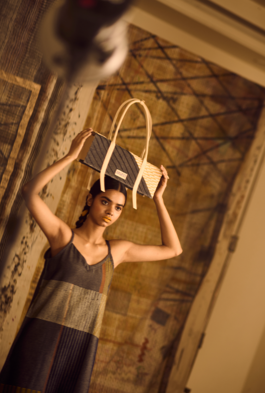 BANANA labs X VYAKTI  | Sequence Denim East West Bag